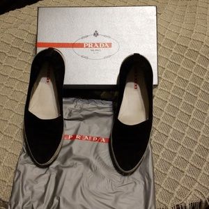 Prada Slip on Espadrilles Authentic